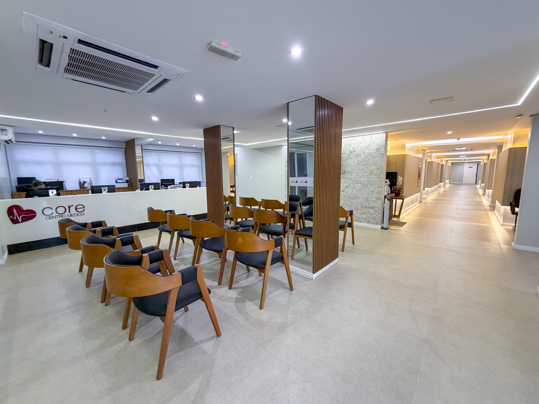 Recep&ccedil;&atilde;o Core Centro M&eacute;dico Bras&iacute;lia